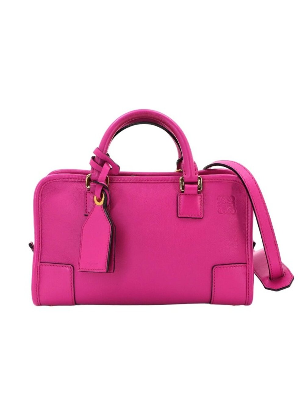 Loewe Amazona 23 2-Way Bag Leather Pink Gold